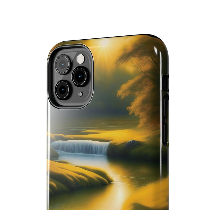 FD golden landscape Mental Health Phone Case for Iphone or Google Phone case - FORHERA DESIGN - Phone Case