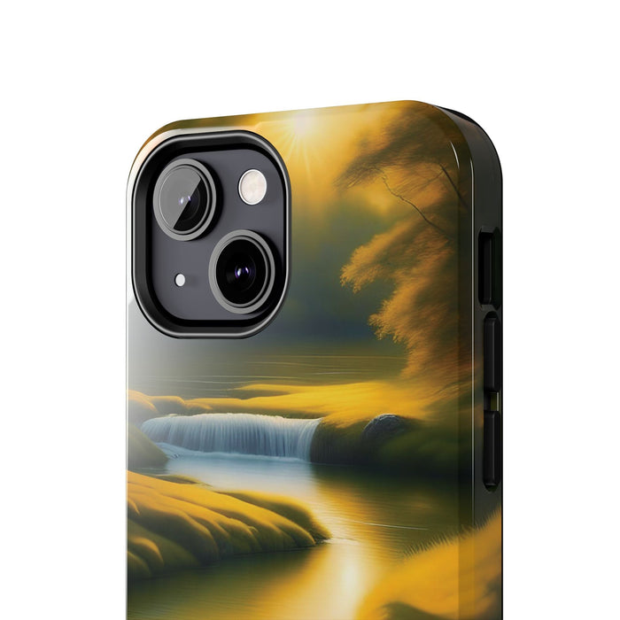 FD golden landscape Mental Health Phone Case for Iphone or Google Phone case - FORHERA DESIGN - Phone Case