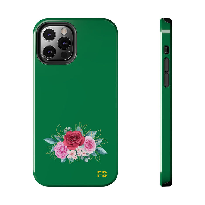 FD Green Phone Case Impact Resistant 2 - Piece Phone Case - FORHERA DESIGN - Phone Case