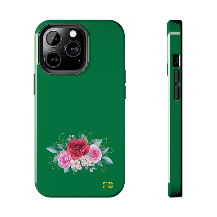 FD Green Phone Case Impact Resistant 2 - Piece Phone Case - FORHERA DESIGN - Phone Case