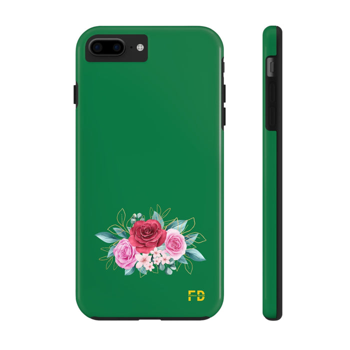 FD Green Phone Case Impact Resistant 2 - Piece Phone Case - FORHERA DESIGN - Phone Case