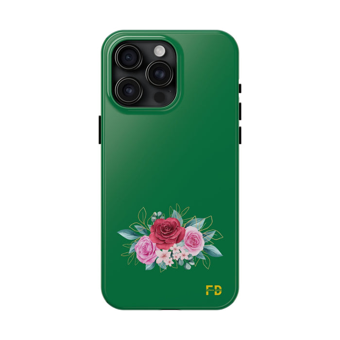 FD Green Phone Case Impact Resistant 2 - Piece Phone Case - FORHERA DESIGN - Phone Case