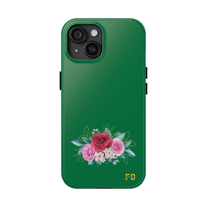 FD Green Phone Case Impact Resistant 2 - Piece Phone Case - FORHERA DESIGN - Phone Case