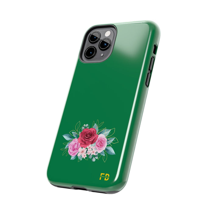 FD Green Phone Case Impact Resistant 2 - Piece Phone Case - FORHERA DESIGN - Phone Case