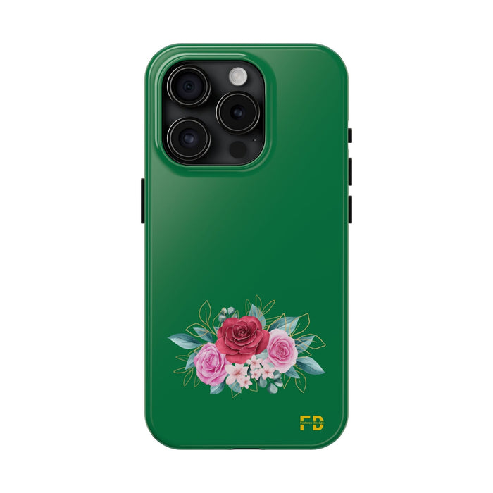 FD Green Phone Case Impact Resistant 2 - Piece Phone Case - FORHERA DESIGN - Phone Case