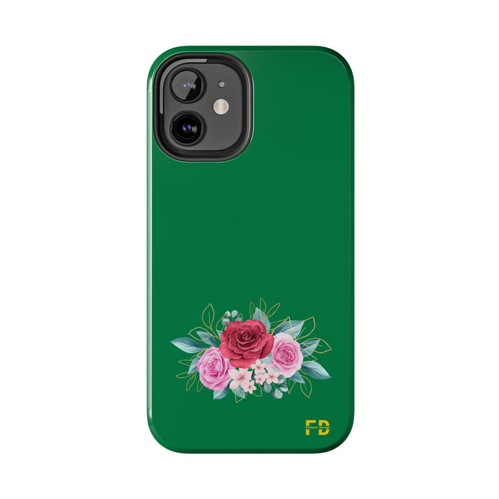 FD Green Phone Case Impact Resistant 2 - Piece Phone Case - FORHERA DESIGN - Phone Case