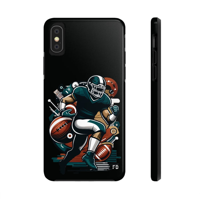 FD Gridiron football Phone Case, Impact Resistant Phone Cover, Lightweight Phone Accessories, iPhone Samsung Protective Shell - FORHERA DESIGN - Phone Case