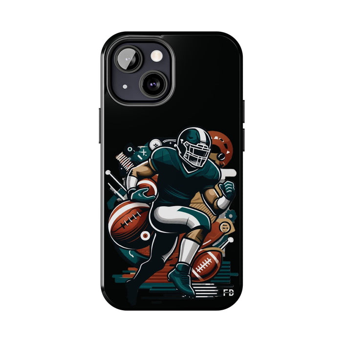 FD Gridiron football Phone Case, Impact Resistant Phone Cover, Lightweight Phone Accessories, iPhone Samsung Protective Shell - FORHERA DESIGN - Phone Case