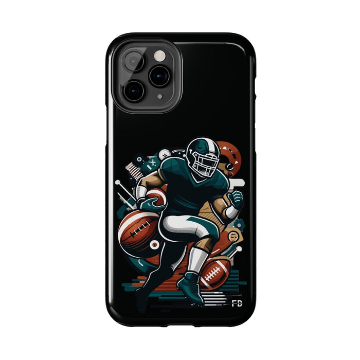 FD Gridiron football Phone Case, Impact Resistant Phone Cover, Lightweight Phone Accessories, iPhone Samsung Protective Shell - FORHERA DESIGN - Phone Case