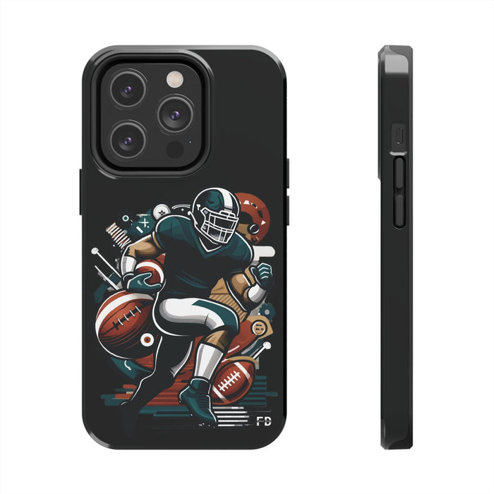 FD Gridiron football Phone Case, Impact Resistant Phone Cover, Lightweight Phone Accessories, iPhone Samsung Protective Shell - FORHERA DESIGN - Phone Case