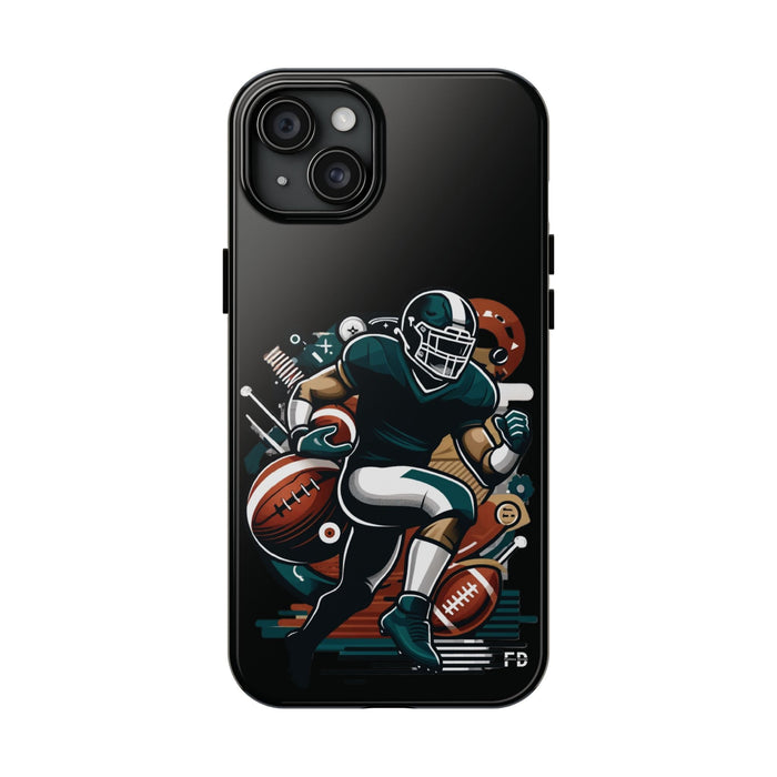 FD Gridiron football Phone Case, Impact Resistant Phone Cover, Lightweight Phone Accessories, iPhone Samsung Protective Shell - FORHERA DESIGN - Phone Case