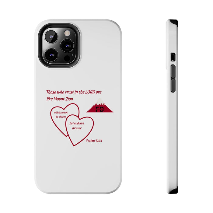 FD Impact Resistant 2 - Piece Phone Case | The lord is my Strength - FORHERA DESIGN - Phone Case