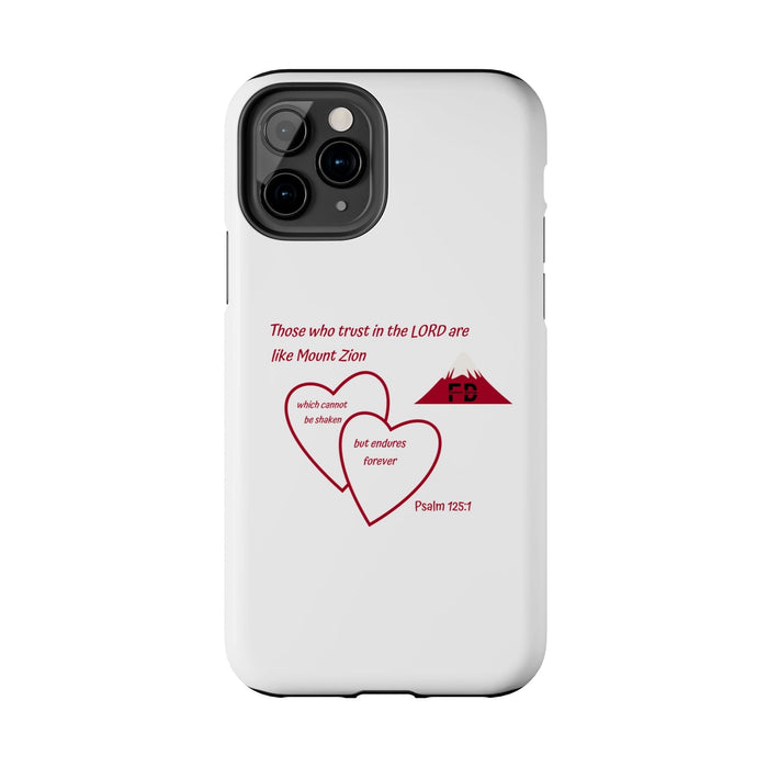 FD Impact Resistant 2 - Piece Phone Case | The lord is my Strength - FORHERA DESIGN - Phone Case