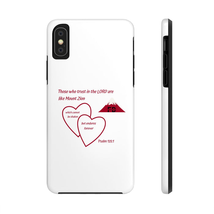 FD Impact Resistant 2 - Piece Phone Case | The lord is my Strength - FORHERA DESIGN - Phone Case