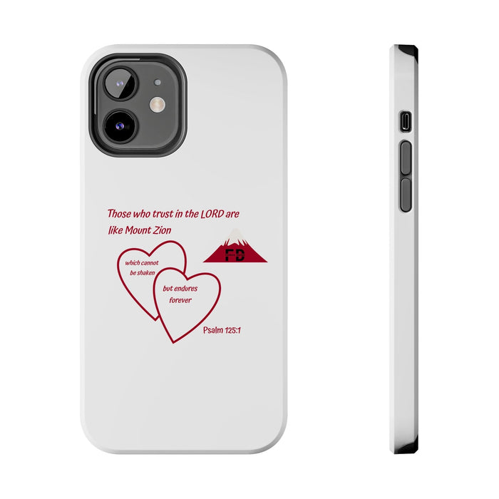 FD Impact Resistant 2 - Piece Phone Case | The lord is my Strength - FORHERA DESIGN - Phone Case