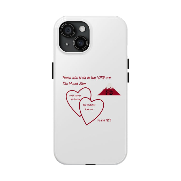 FD Impact Resistant 2 - Piece Phone Case | The lord is my Strength - FORHERA DESIGN - Phone Case