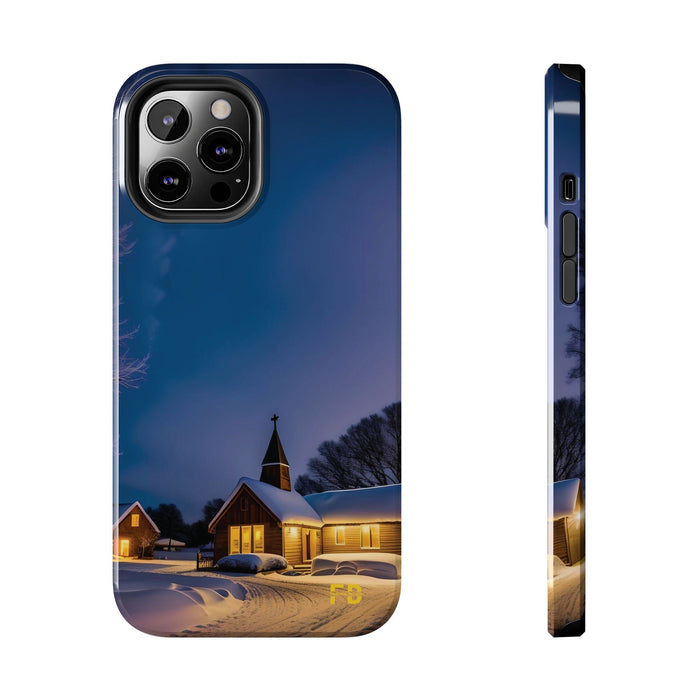 FD nighttime scene Mental Health Phone Case Resistant 2 - Piece - FORHERA DESIGN - Phone Case