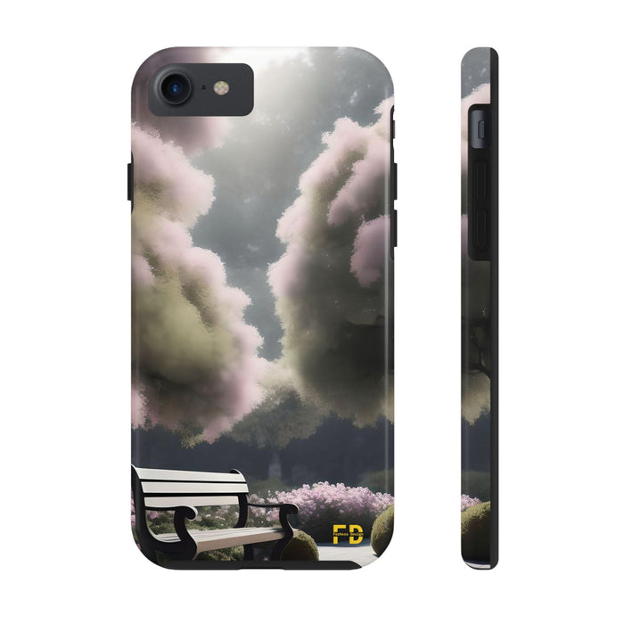 FD peaceful garden Mental Health Phone Case Resistant 2 - Piece for Iphone or Google Phone case - FORHERA DESIGN - Phone Case