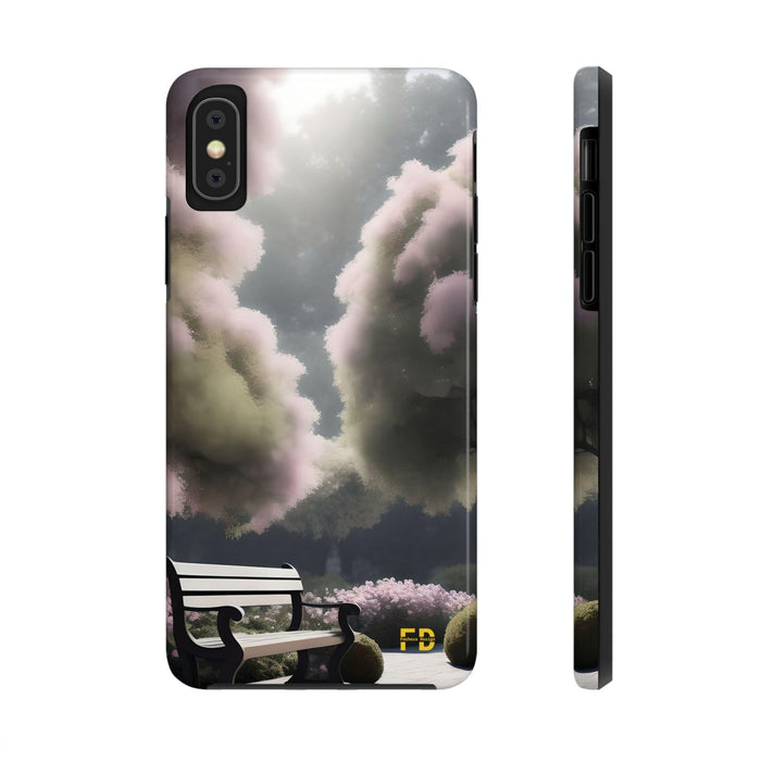 FD peaceful garden Mental Health Phone Case Resistant 2 - Piece for Iphone or Google Phone case - FORHERA DESIGN - Phone Case