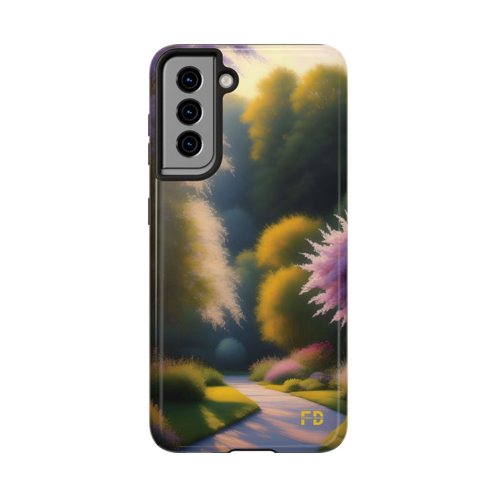 FD quiet garden Mental Health Phone Case Resistant 2 - Piece for Iphone or Google Phone case - FORHERA DESIGN - Phone Case