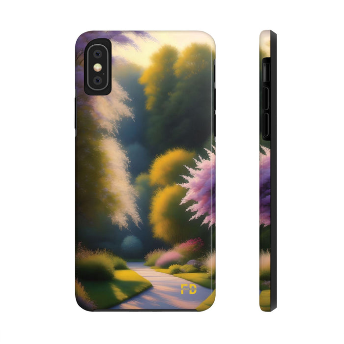 FD quiet garden Mental Health Phone Case Resistant 2 - Piece for Iphone or Google Phone case - FORHERA DESIGN - Phone Case