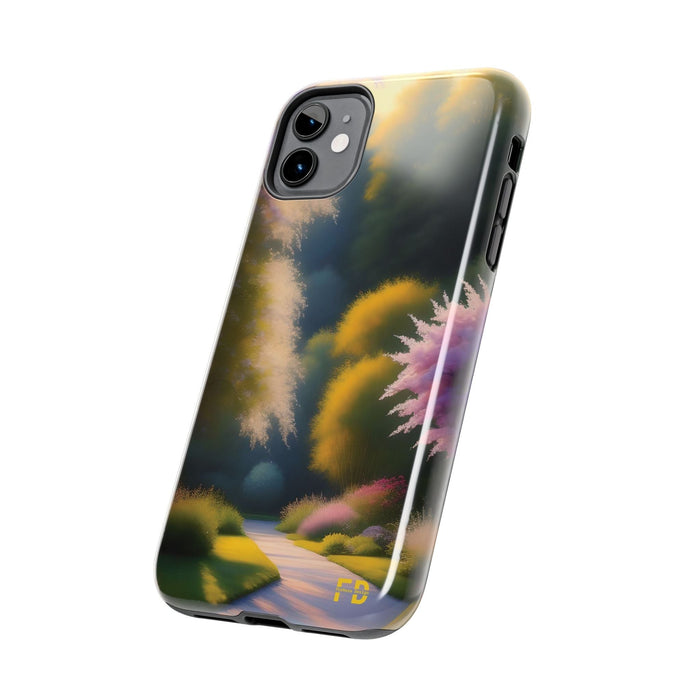 FD quiet garden Mental Health Phone Case Resistant 2 - Piece for Iphone or Google Phone case - FORHERA DESIGN - Phone Case