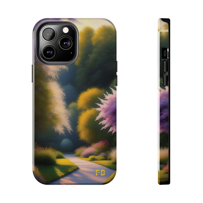 FD quiet garden Mental Health Phone Case Resistant 2 - Piece for Iphone or Google Phone case - FORHERA DESIGN - Phone Case