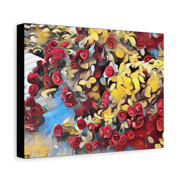 FD - Red flowers Gallery Wraps - FORHERA DESIGN - Canvas