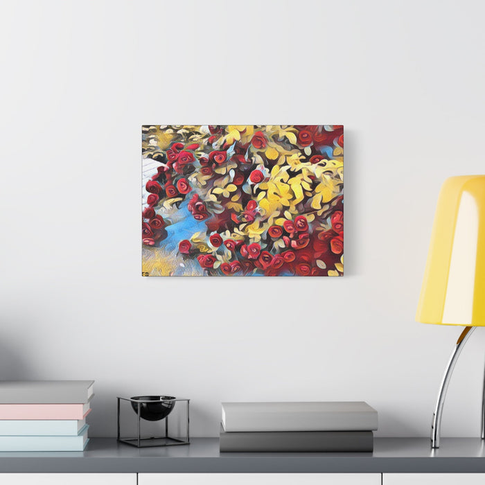 FD - Red flowers Gallery Wraps - FORHERA DESIGN - Canvas