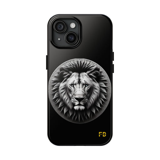 FD Royal Lion Phone Case, Impact Resistant Phone Cover, Lightweight Phone Accessories, iPhone Samsung Protective Shell - FORHERA DESIGN - Phone Case