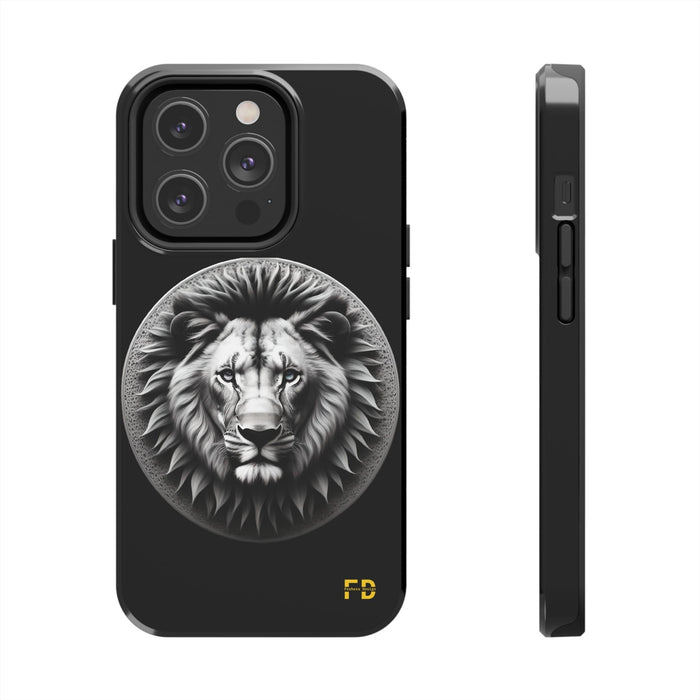 FD Royal Lion Phone Case, Impact Resistant Phone Cover, Lightweight Phone Accessories, iPhone Samsung Protective Shell - FORHERA DESIGN - Phone Case