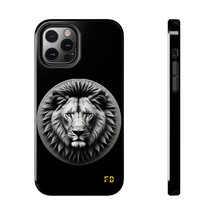 FD Royal Lion Phone Case, Impact Resistant Phone Cover, Lightweight Phone Accessories, iPhone Samsung Protective Shell - FORHERA DESIGN - Phone Case