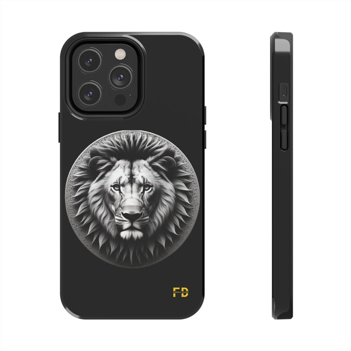 FD Royal Lion Phone Case, Impact Resistant Phone Cover, Lightweight Phone Accessories, iPhone Samsung Protective Shell - FORHERA DESIGN - Phone Case