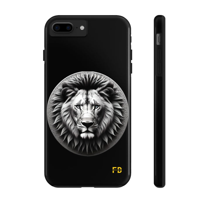 FD Royal Lion Phone Case, Impact Resistant Phone Cover, Lightweight Phone Accessories, iPhone Samsung Protective Shell - FORHERA DESIGN - Phone Case