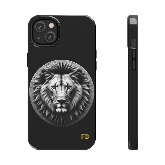 FD Royal Lion Phone Case, Impact Resistant Phone Cover, Lightweight Phone Accessories, iPhone Samsung Protective Shell - FORHERA DESIGN - Phone Case