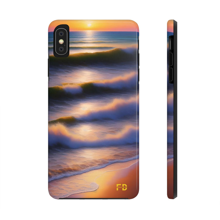 FD water waves Mental Health Phone Case Resistant 2 - Piece - FORHERA DESIGN - Phone Case