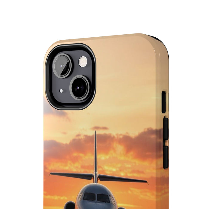 Flight Lover Phone Case - Plane Ready for Take Off, iPhone & Samsung Cover, Perfect Gift for Aviation Enthusiasts - FORHERA DESIGN - Phone Case