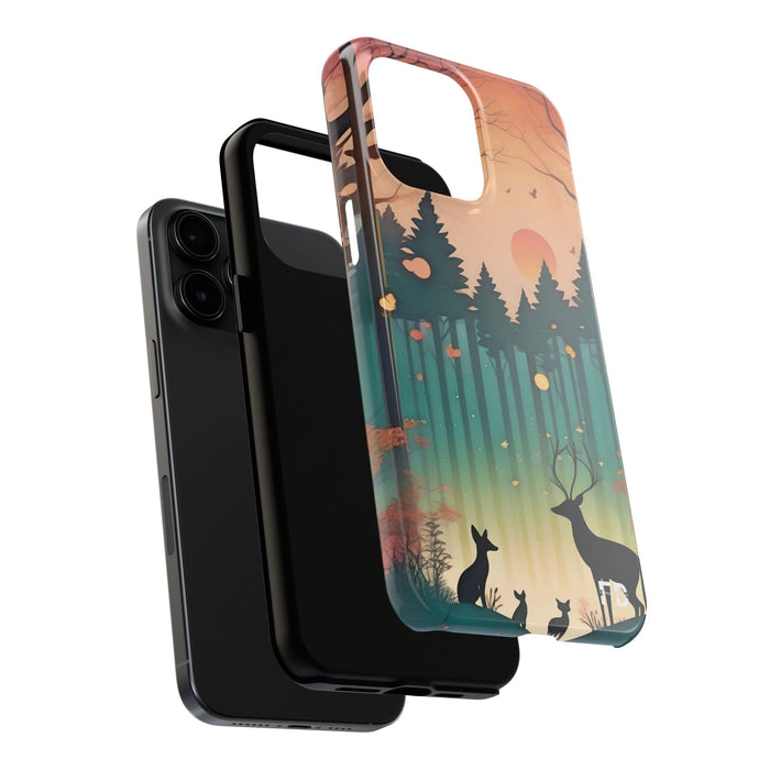 Forest Phone Case Resistant 2 - Piece for Iphone or Google Phone case - FORHERA DESIGN - Phone Case