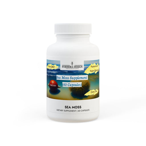 Forhera Design Sea Moss Supplement (60 Capsules) – Unlock Vitality with 92 Essential Nutrients! - FORHERA DESIGN - Food Supplements