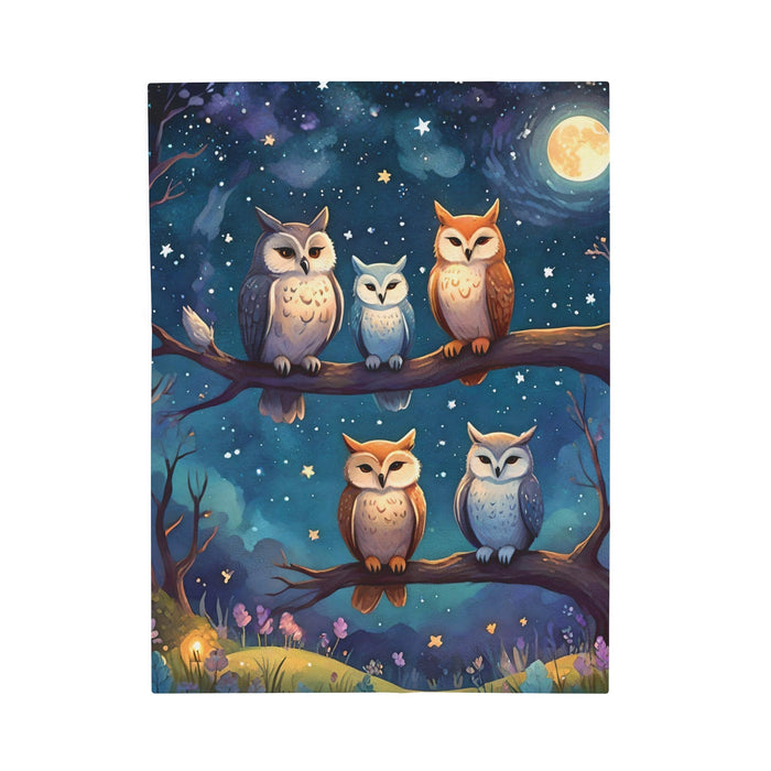 Friends Forever Under Starry Night Blanket Velveteen Plush Blanket - FORHERA DESIGN - Blankets