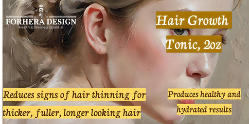 Hair Tonic with Biotin, Turmeric, & Caffeine – Strengthen and Nourish Your Hair - FORHERA DESIGN - Beauty products