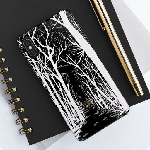 Hand - Drawn Forest Phone Case - Unique Nature - Inspired Design, Minimalist Woodland Art Cover for iPhone & Samsung - FORHERA DESIGN - Phone Case