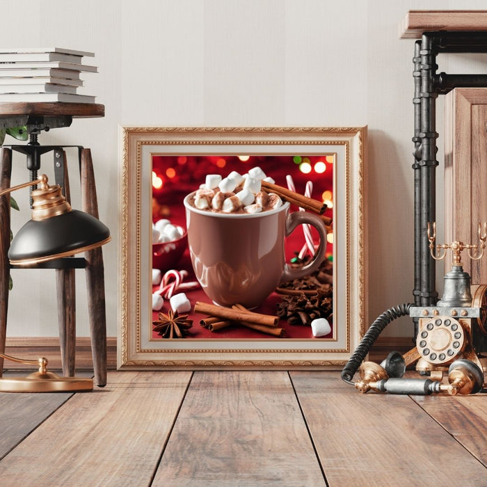 Hot Cocoa Delight Art Collection | Festive Printable Decor for the Holidays | Cozy Cocoa Scenes - FORHERA DESIGN - Christmas_gifts