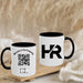 HR Custom Mug with QR Code – Personalized Employee Recognition & Corporate Gift | HR Department Branding | 11oz & 15oz Premium Ceramic Mug - Eravol - mug