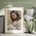 Jesus Holding You as a Baby | Heartwarming Christian Wall Art | High - Resolution Digital Print | Faith - Inspired Decor - FORHERA DESIGN - Christian_Wallart