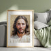 Jesus Prayer Face Art | Inspirational Christian Wall Decor | High - Resolution Digital Print | Faith - Based Home | Decor faithful arte - FORHERA DESIGN - Christian_Wallart