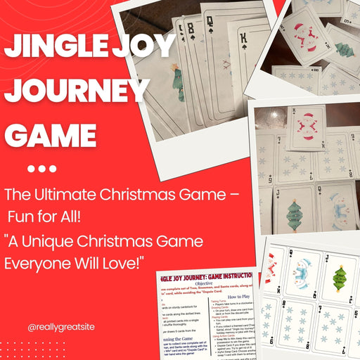 Jingle Joy Journey | Festive Christmas Card Game for Family & Friends | Digital Download - FORHERA DESIGN - Christmas_gifts