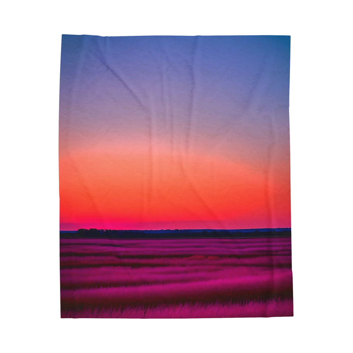 Landscape Blanket Luxury Velveteen Plush Blanket - FORHERA DESIGN - All Over Prints