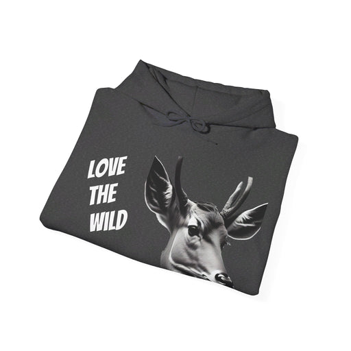 Love the wild Hoody Unisex Heavy Blend™ Hooded Sweatshirt - FORHERA DESIGN - Hoodie