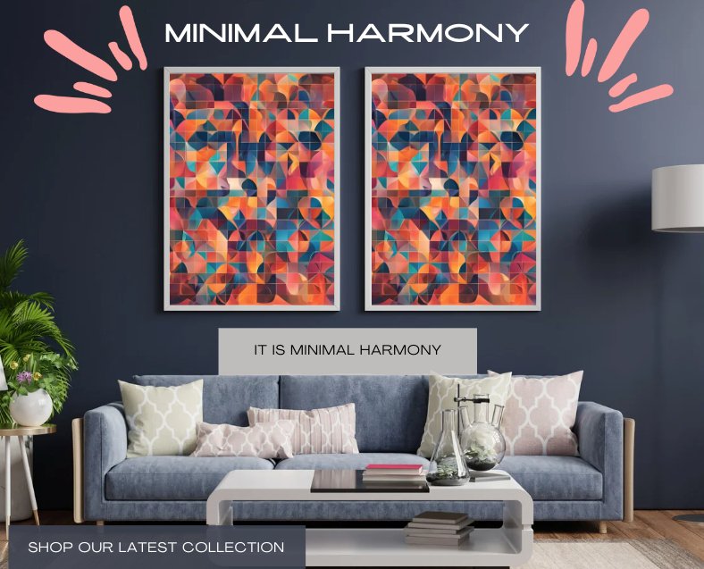 Minimal Harmony | Minimalistic Art | Modern Minimalistic I Minimalistic Arte | Neutral Wall Art | Minimalistic decor | Geometric Art - FORHERA DESIGN - Art_Minimalist